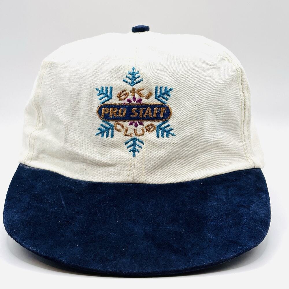 Vintage Pro Staff Ski Club Hat Cap Long Duck Bill Rare 90s